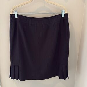 Beautiful black herringbone ruffle skirt‎ size 12P